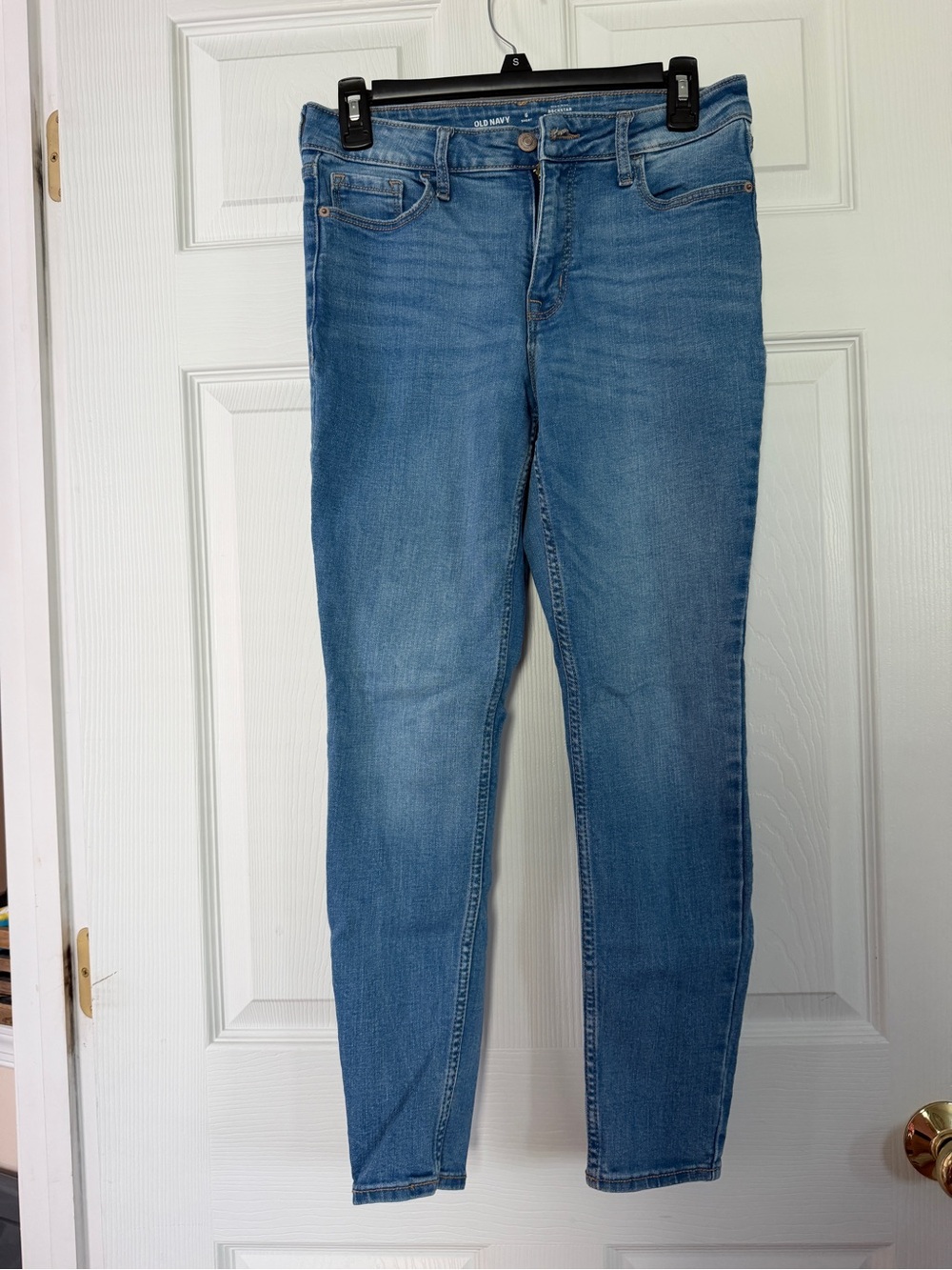 Old Navy Women's Medium Blue Stretch Skinny Jeans